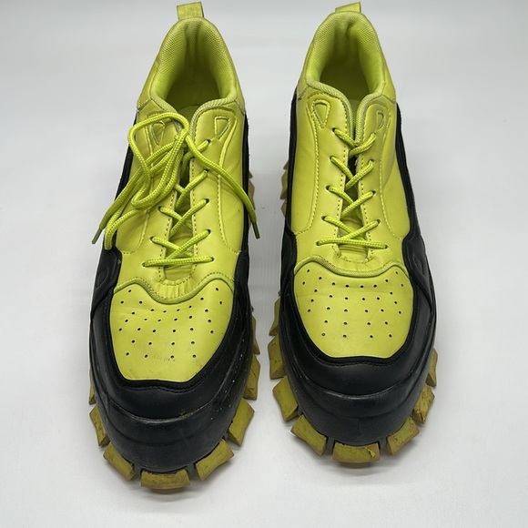 Men’s Neon Green Platform Fantasy Shoes ASOS size 10 - Picture 8 of 11